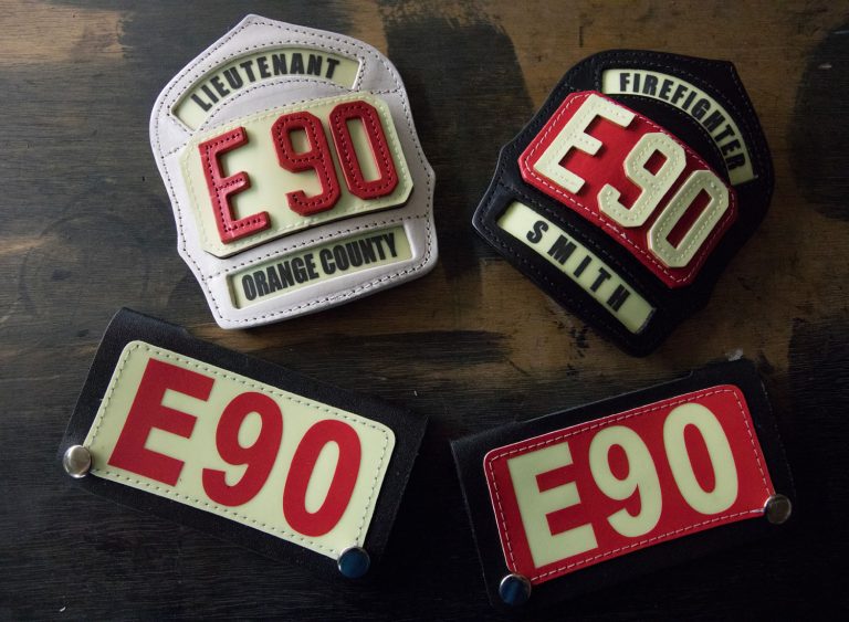 High Quality Glow in the Dark Helmet Shields and SCBA Identifiers for